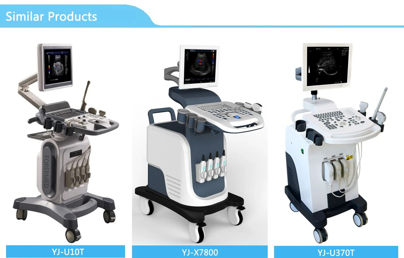 Trolley Color Doppler Ultrasound Machine