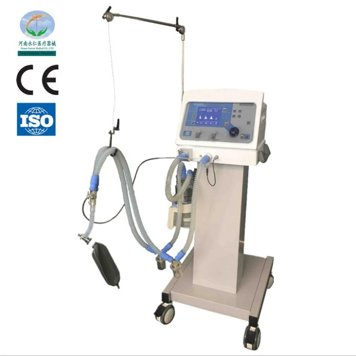 YJ-PV600 ICU Ekipman Medikal Trolley Vantilateur