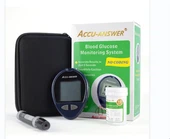 Segondè Kalite Kay ak Lopital Itilizasyon Glukometer Glucometro Meter Glikoz Tester Dyabèt Monitè